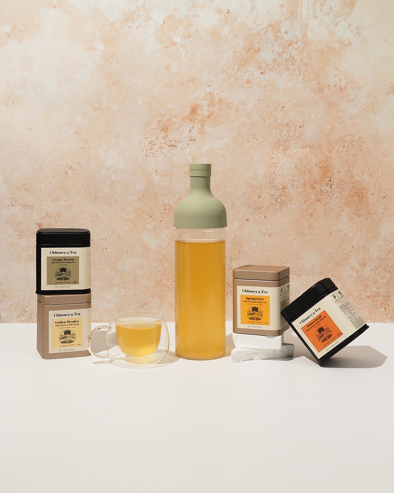 HarioColdBrewTeaBottlewithBuilt-inFilter750ml-Bundle