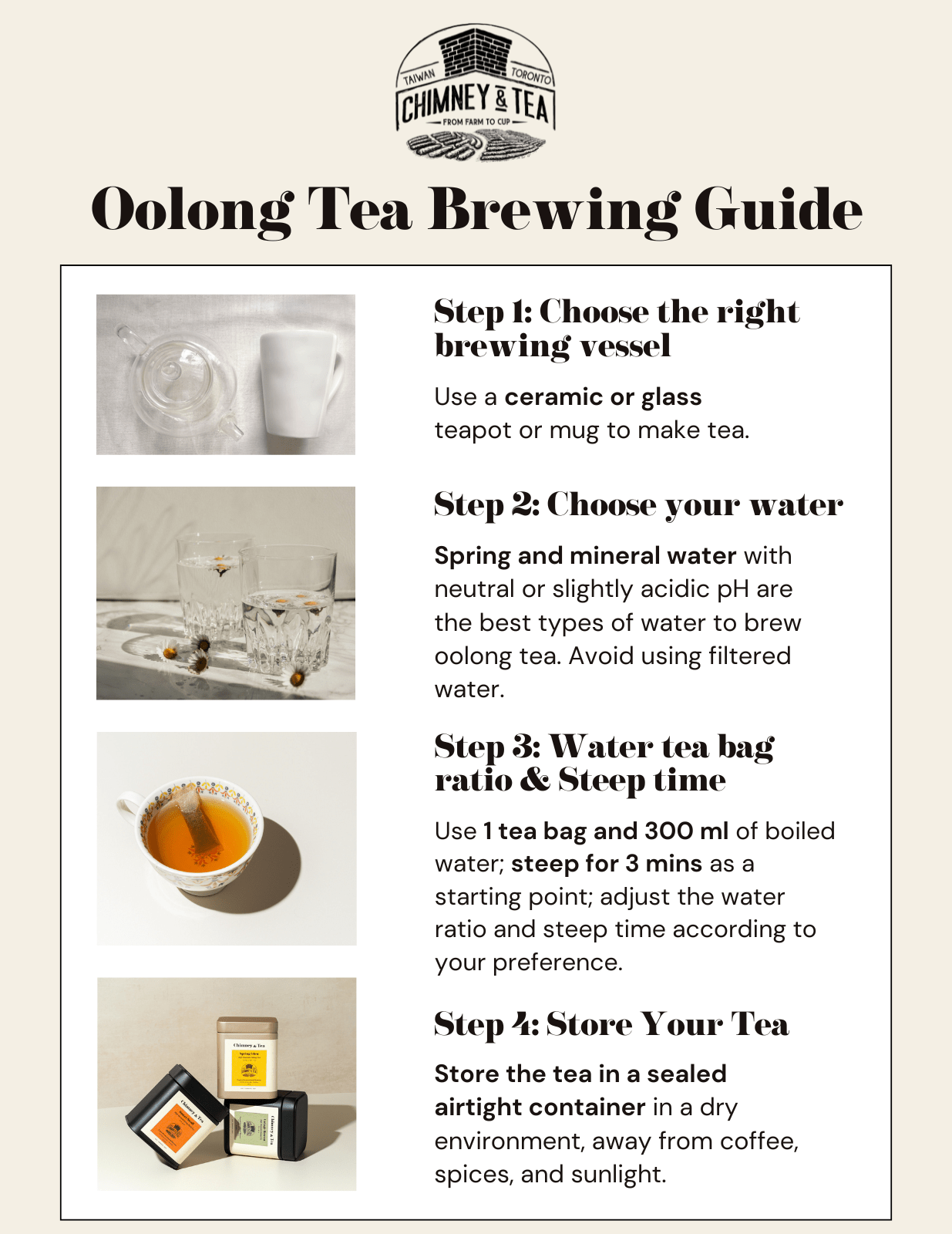 For On-The-Go Lifestyle  | Cottage Retreat High Mountain Oolong Tea | 30 Tea Bags